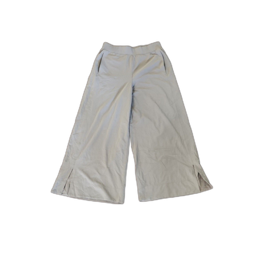 Lululemon Stretch Woven High-Rise Wide-Leg Cropped Pant, Taupetastic, Size M - Picture 5 of 10